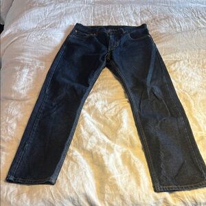Men's Levi’s 505 Dark Blue Straight-Leg Jeans